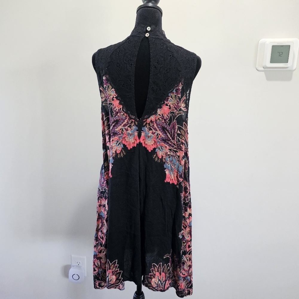 Intimately Free People Marsha Trapeze Swing Slip  Dress Size Medium Whimsigoth - Picture 7 of 12